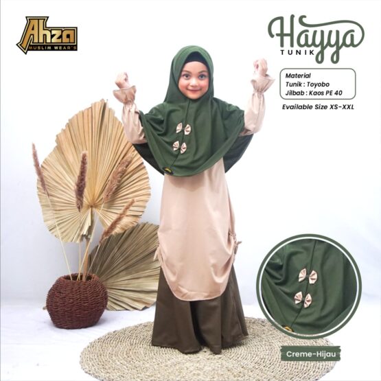 Set Tunik Hayya  Heppinn Muslim Wears